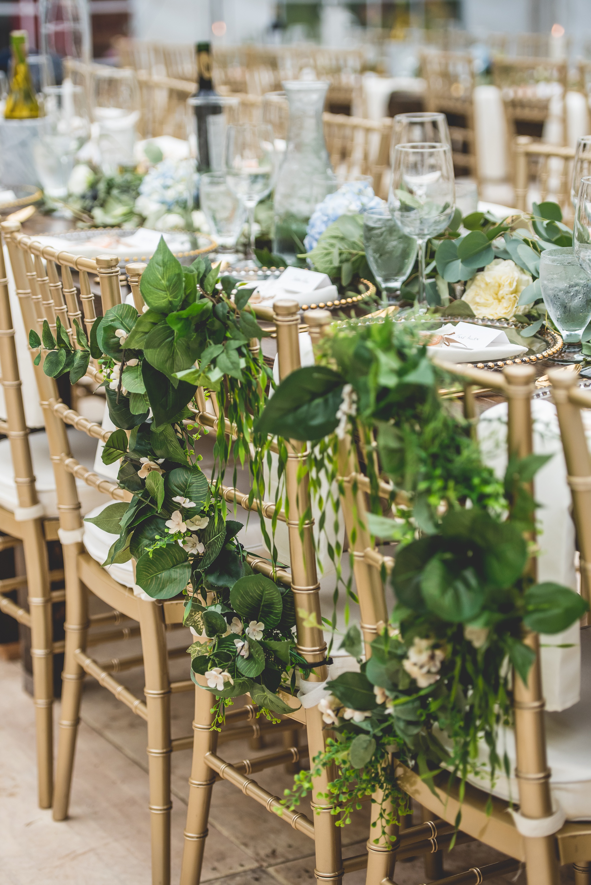 Chiavari & Greenery